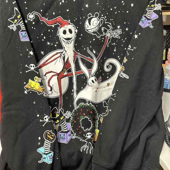 Hot topic Disney The Nightmare Before‎ Christmas Sweatshirt pullover men size L - Picture 4 of 5